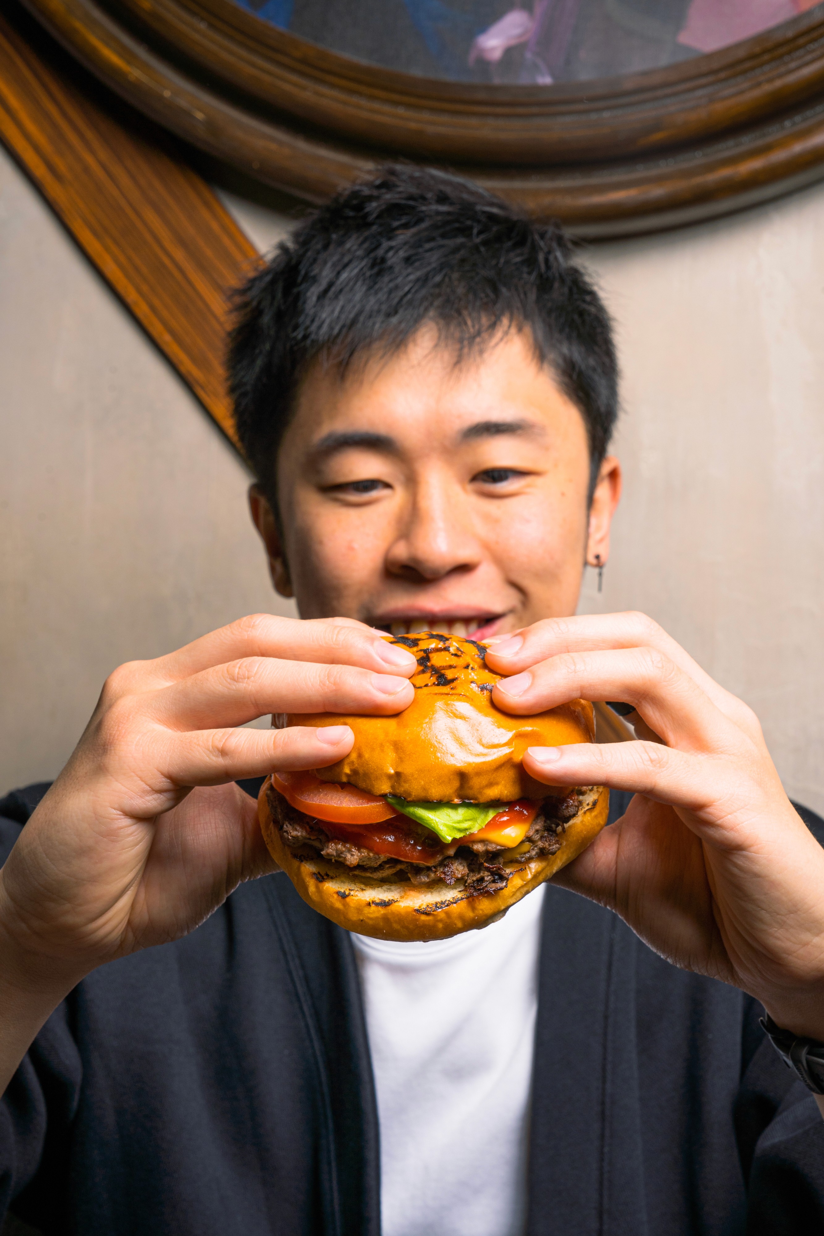 Kisa smiling during a party at Fortress