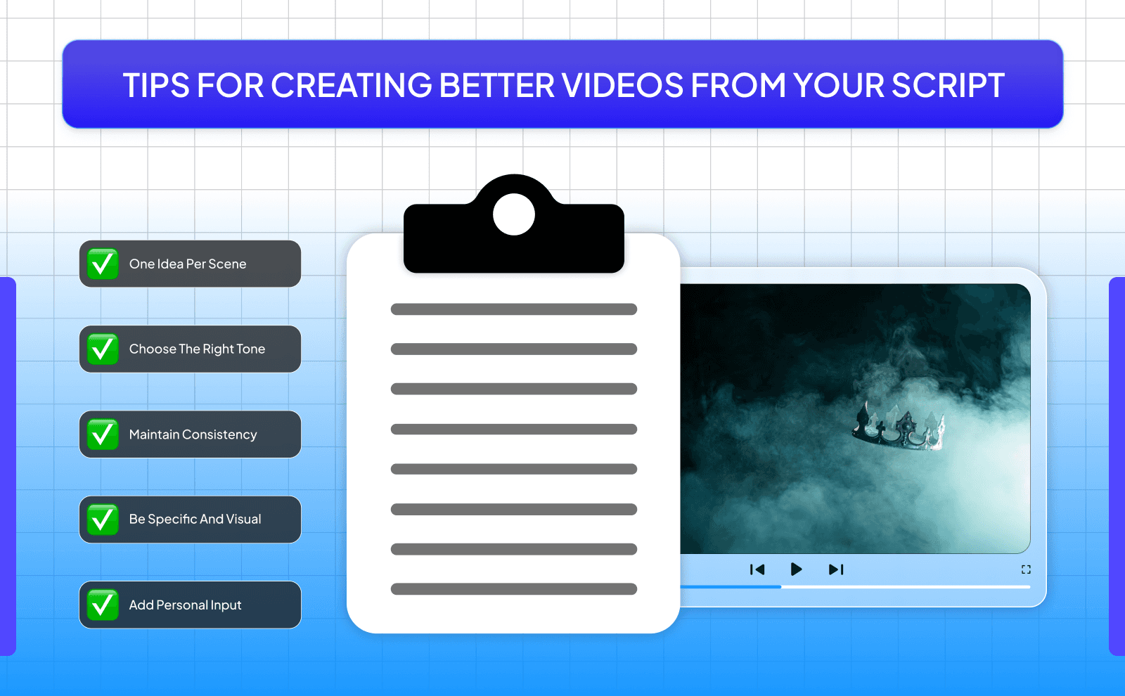 Tips for creating better videos from your script