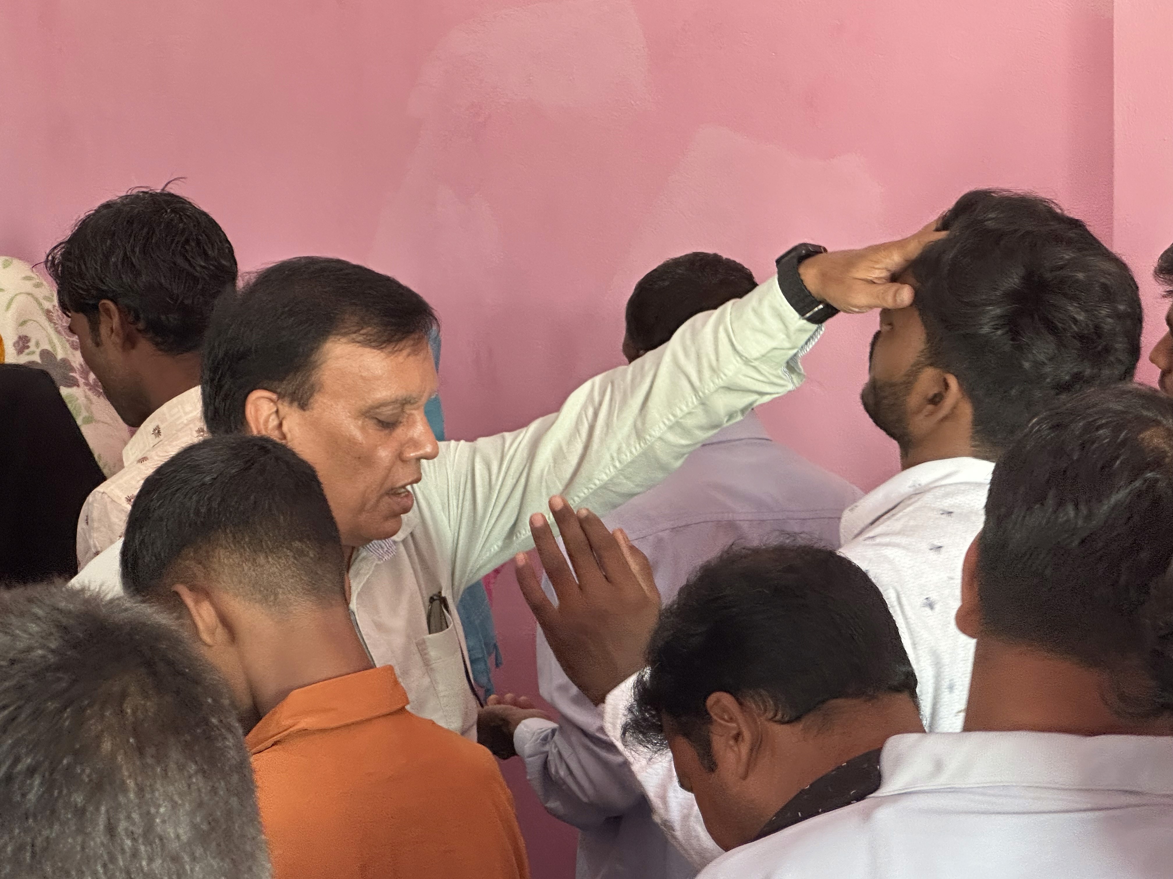 a large church with a large statue