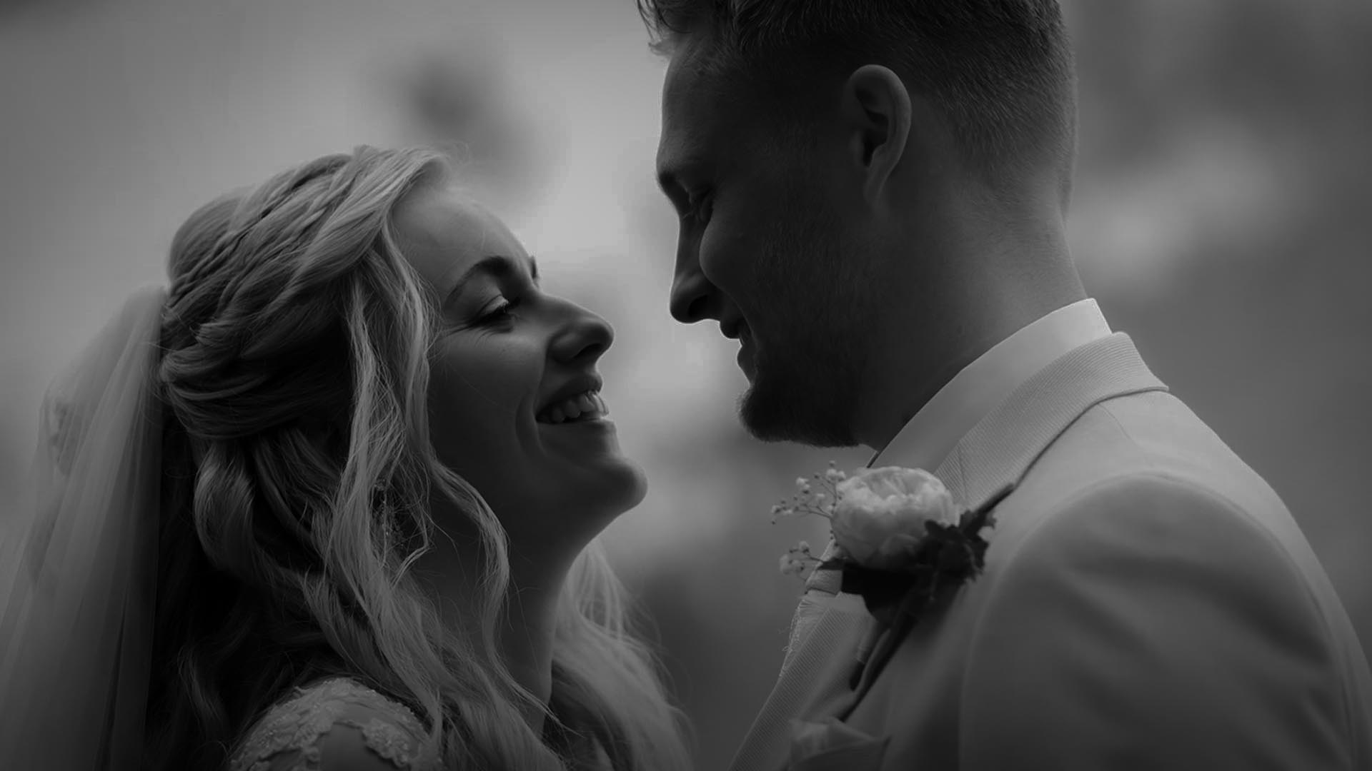 Black and white close up photoshoot with young woman