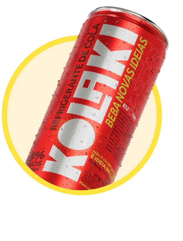 Lata de Kolaki, refrigerante de cola de 355 ml