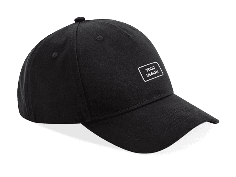 Custom premium 5 panel cap with company logo for corporate gifting