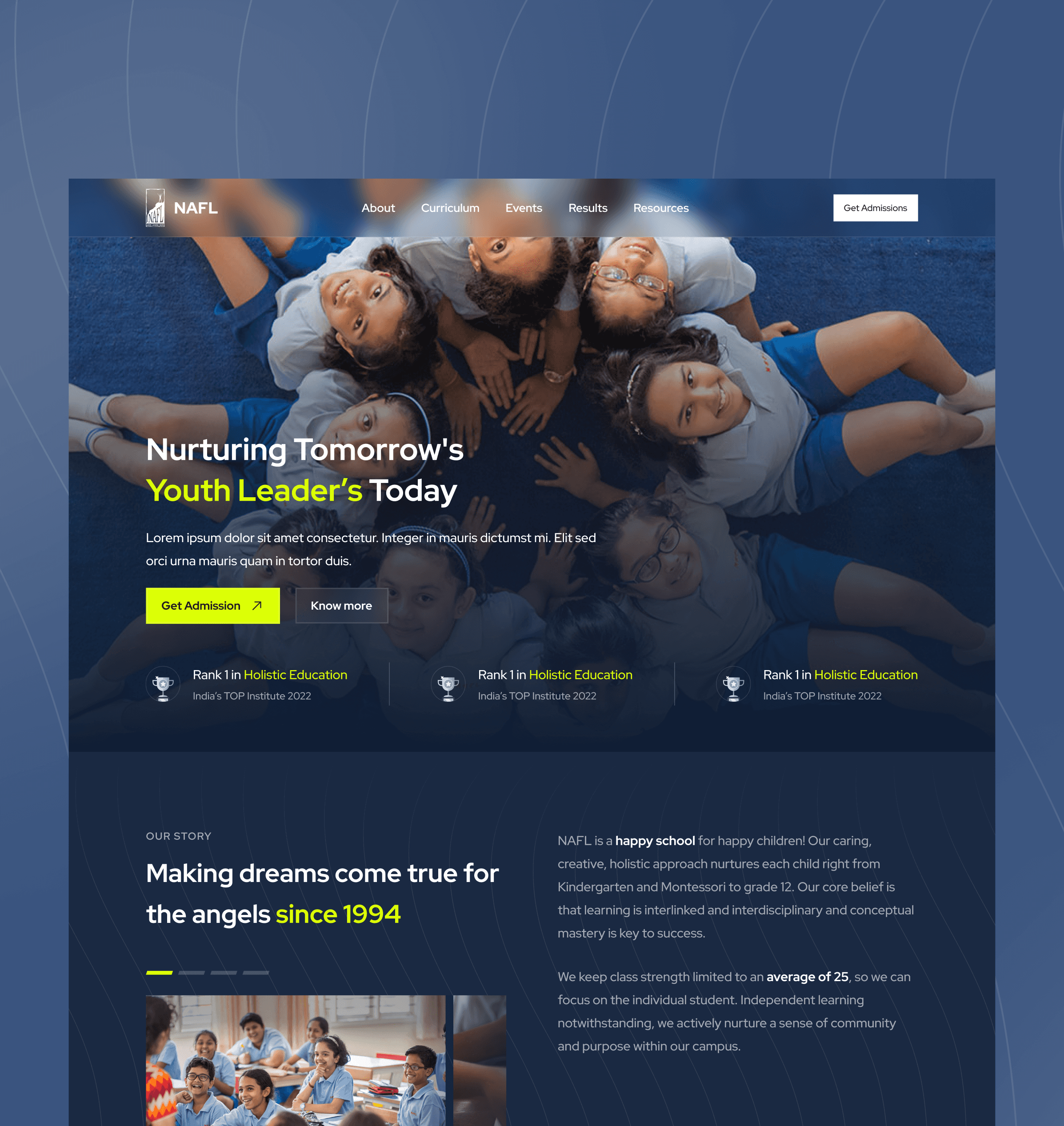 Banking Landing Page - Hero Section