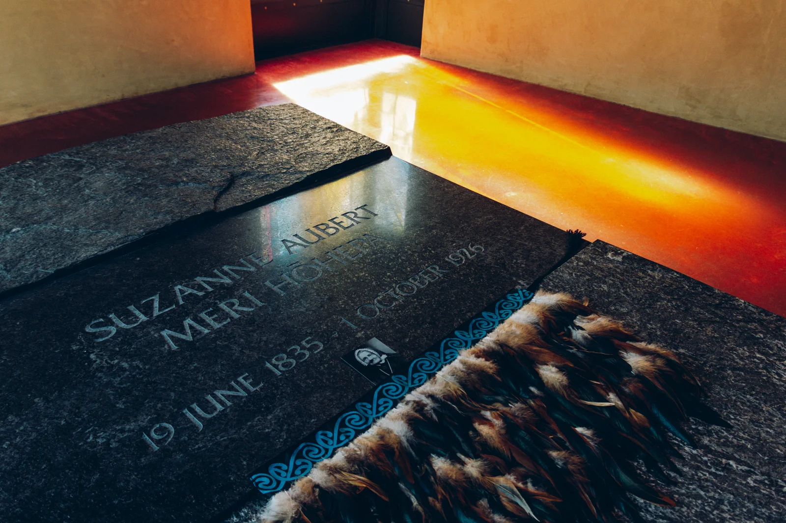 Grave marker for Suzanne Aubert