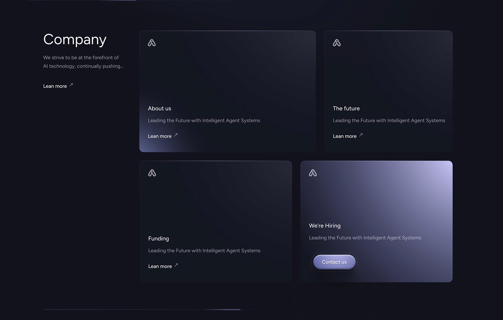 Image of AgentOps Web Design V4 cards