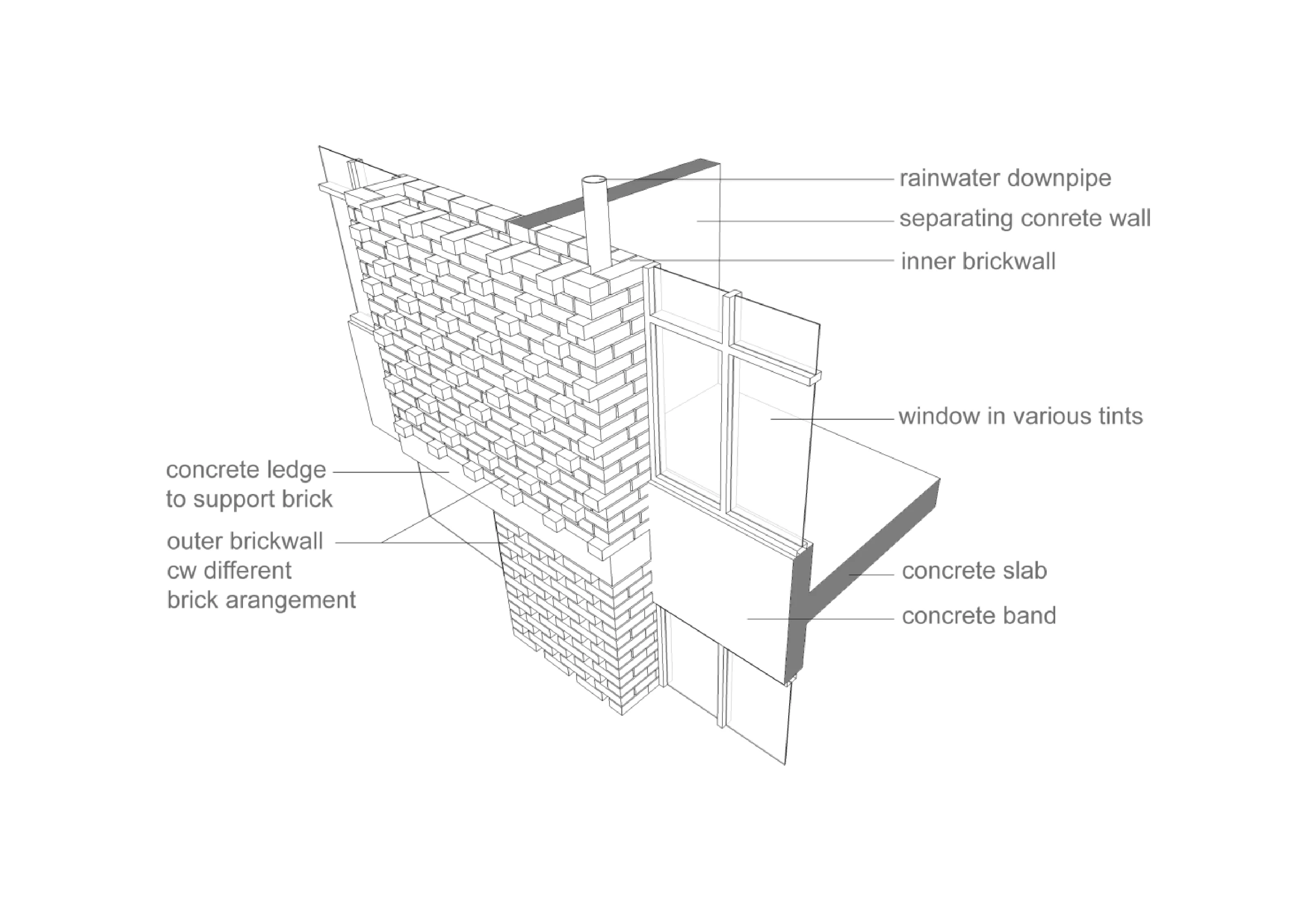Architectural drawings of Ibis Style Hotel project by Asima Architects