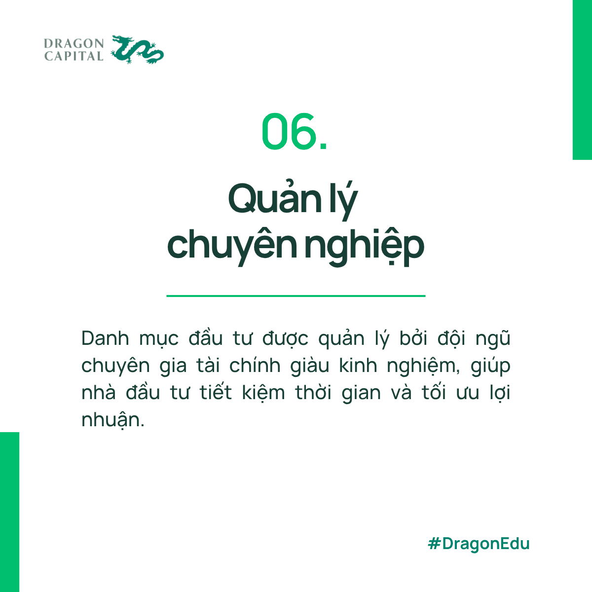 Quỹ mở được quản lý chuyên nghiệp bởi chuyên gia tài chính giàu kinh nghiệm