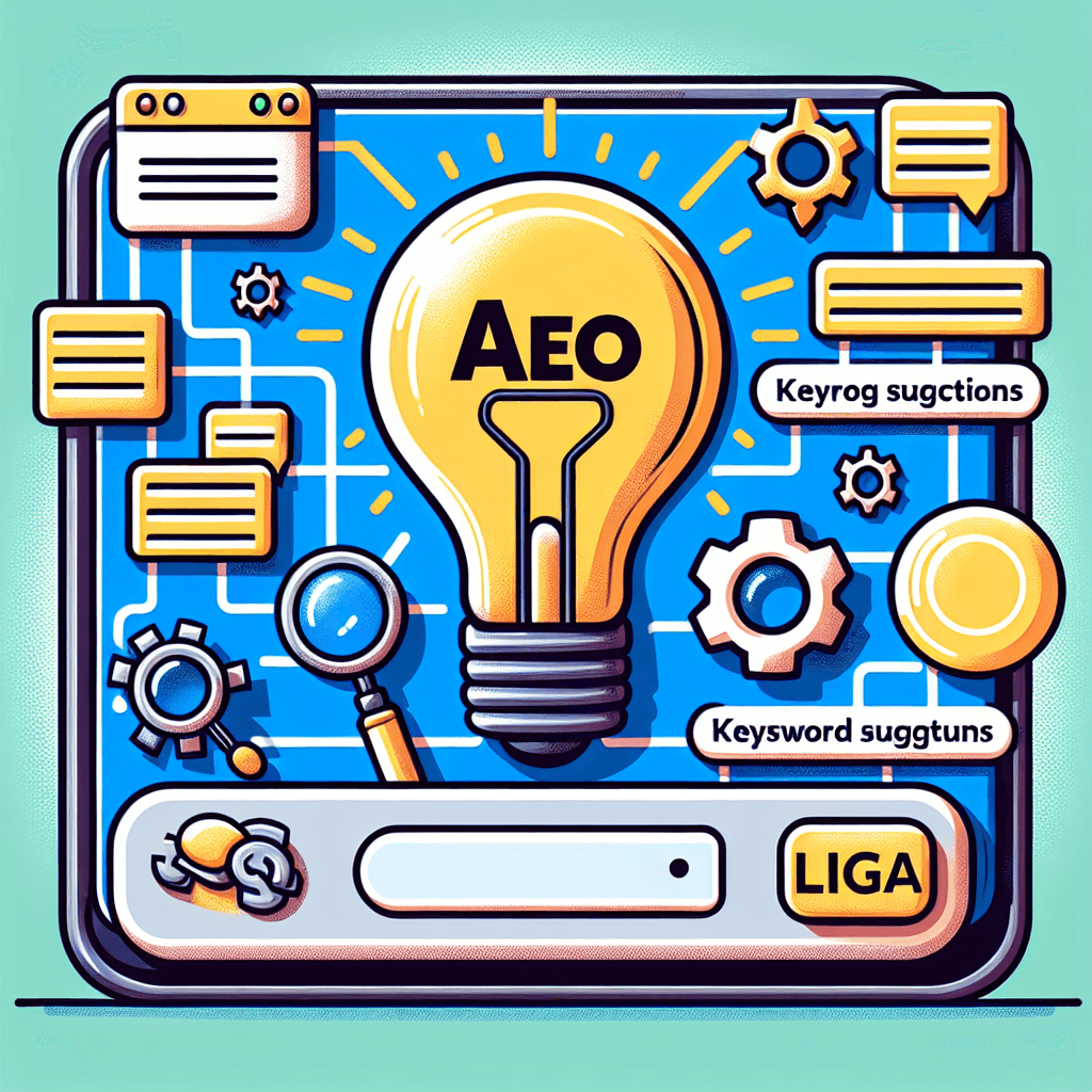 AI-driven SEO tools interface showing keyword suggestions