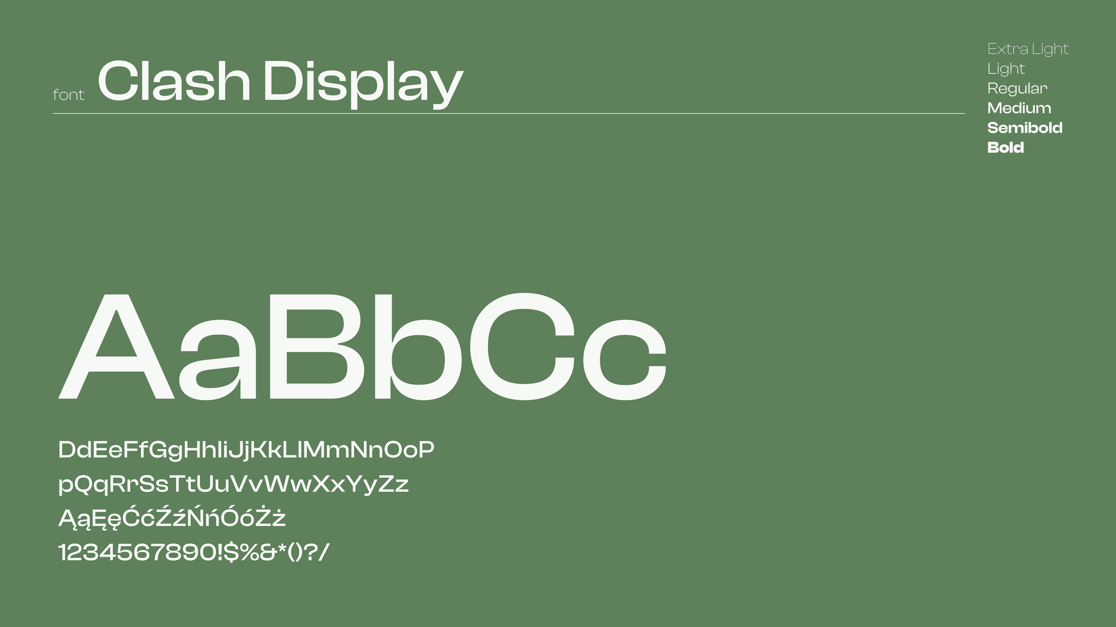 Typography details