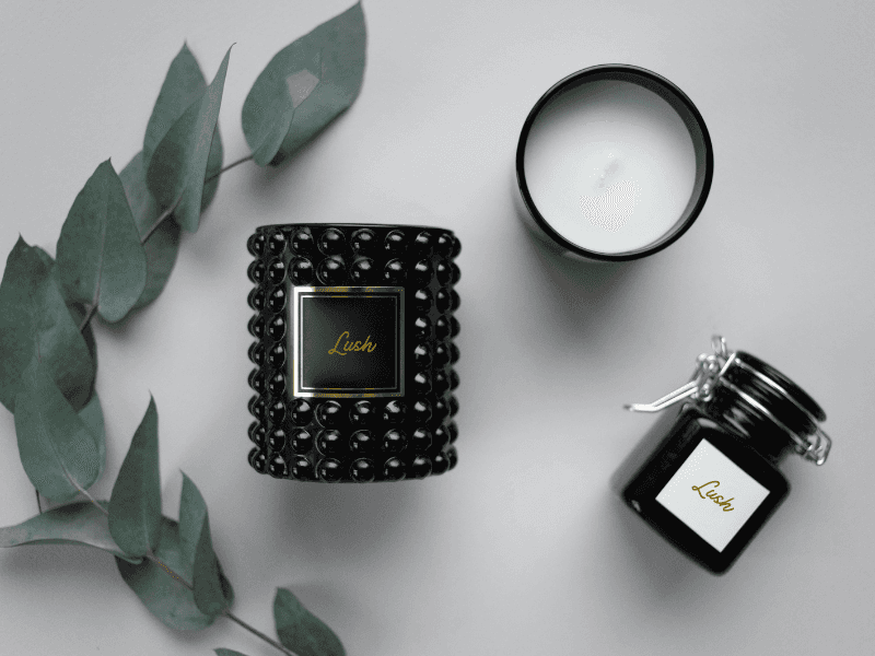 A candle jar product design