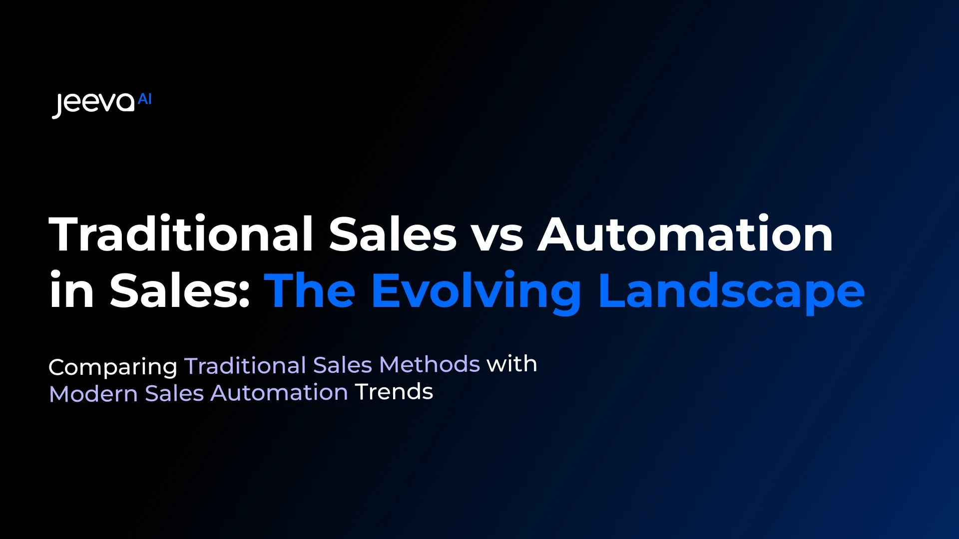 Automation in sales
