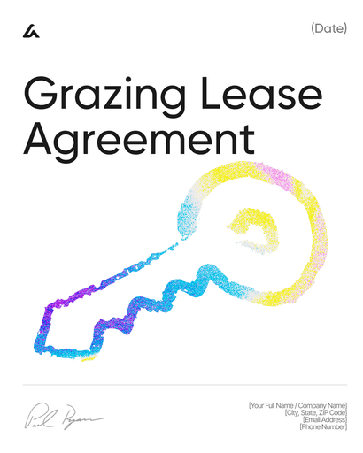 Grazing Lease Agreement