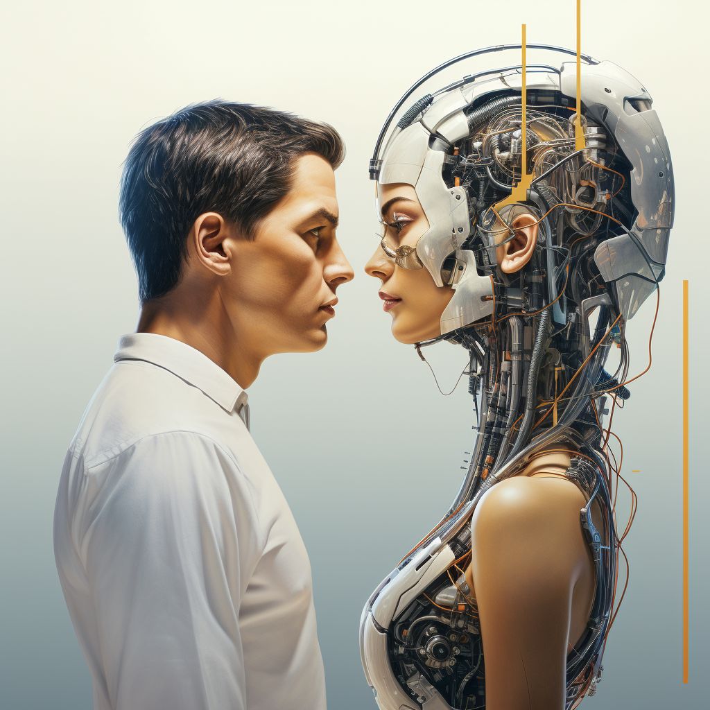 Human and AI face off