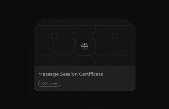 Rewards section with a card offering a special subscription for 150 points.