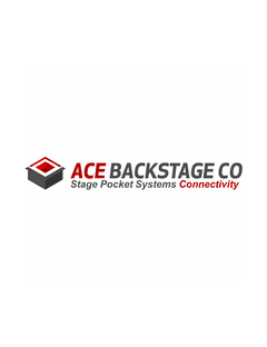 Ace Backstage CO Logo - Red, Black and White
