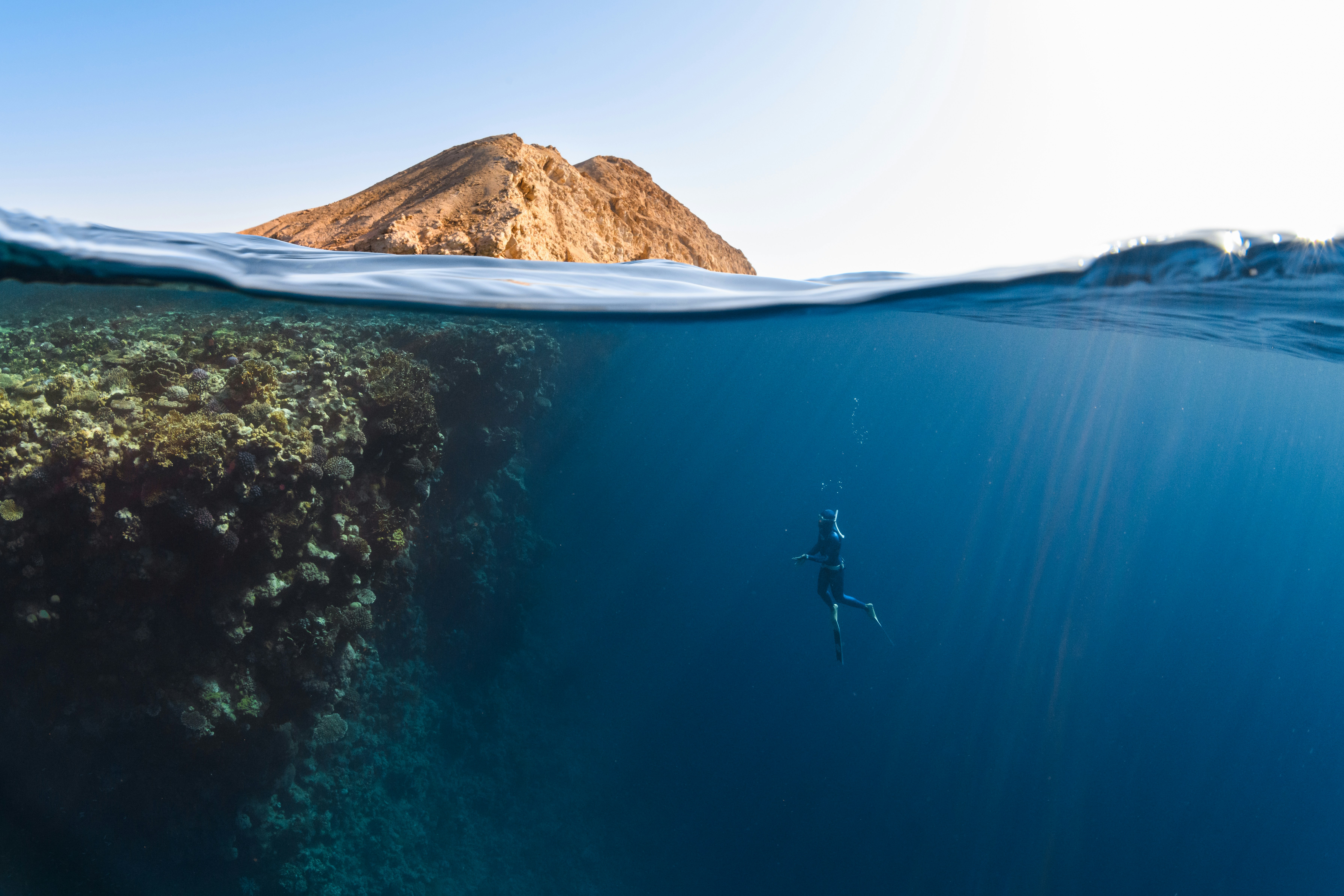 a threshold in the form of an ocean