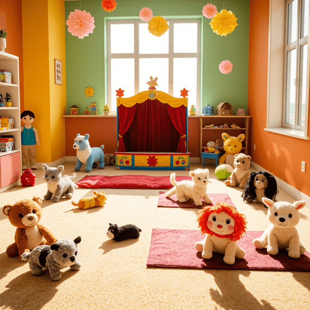 product photography of hand puppet