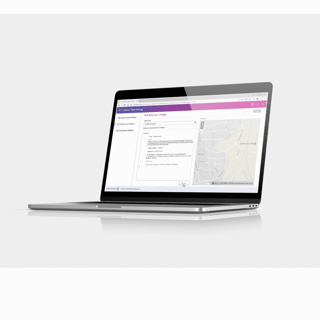 Confirm Web Settings