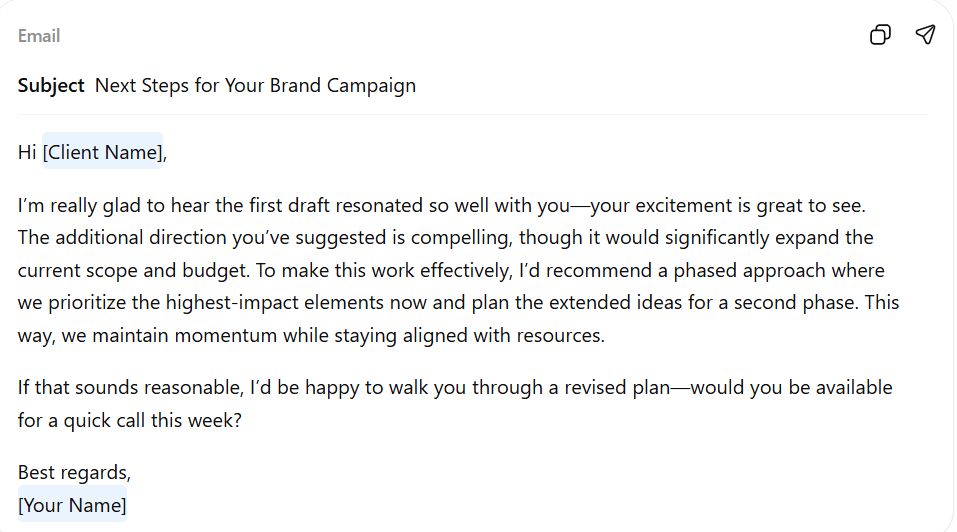 Chatgpt use case about Email Writing