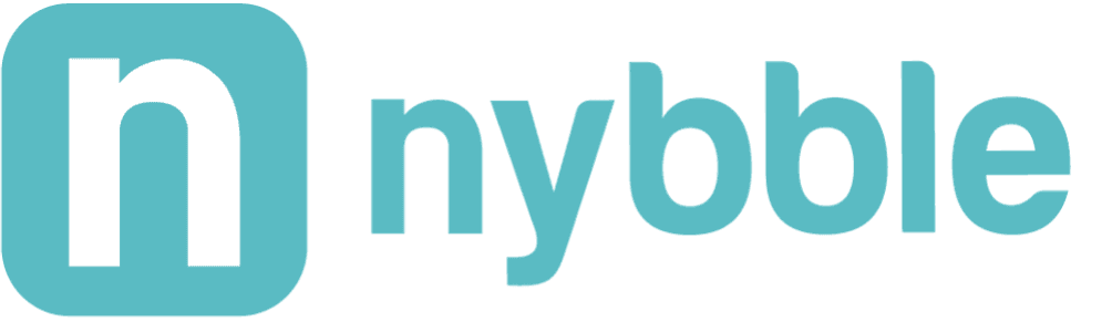 nybble logo wordmark