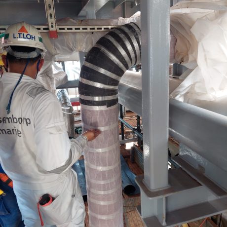 Hot Insulation System for Process Piping