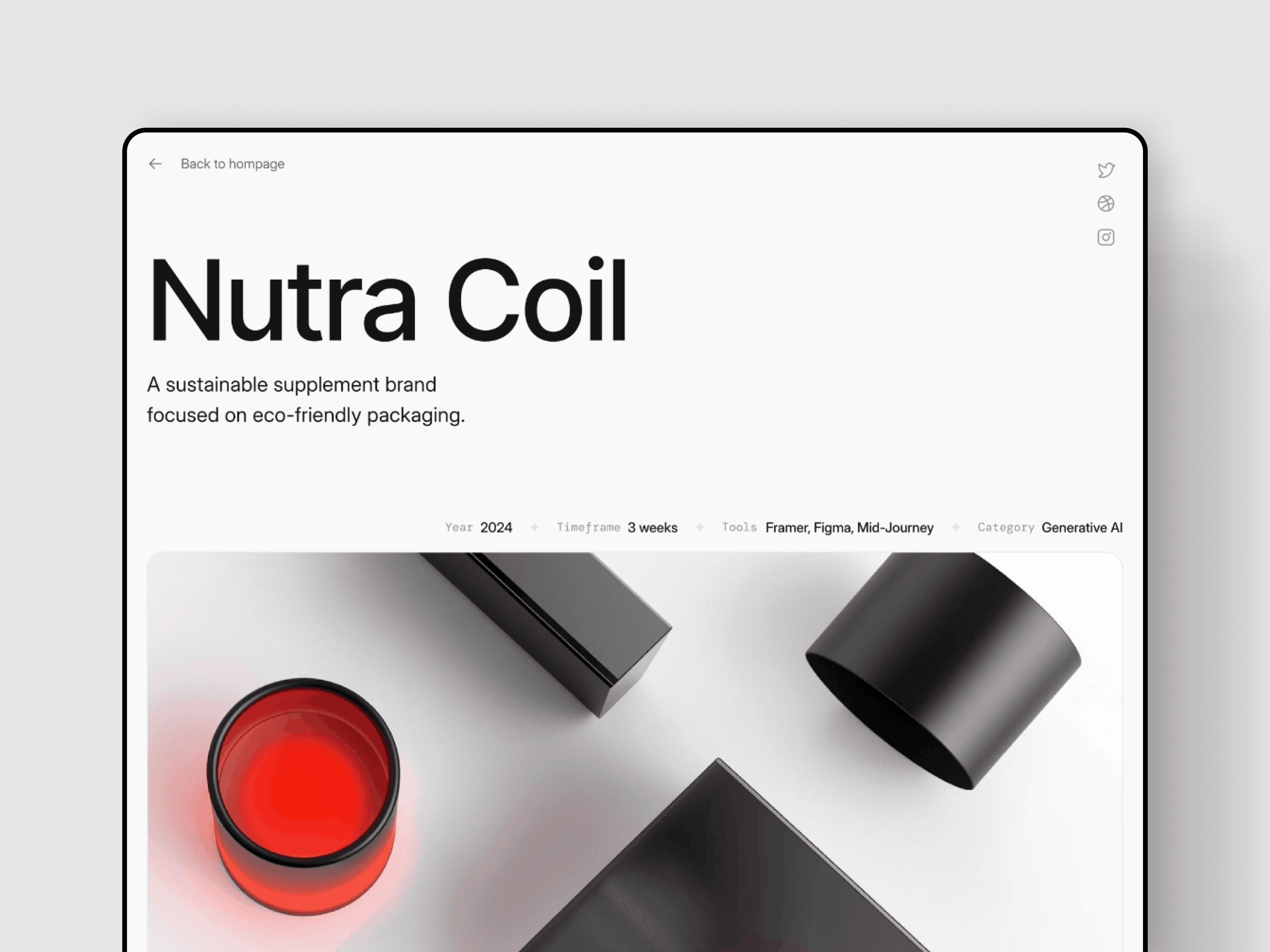 Maxfolio Framer template