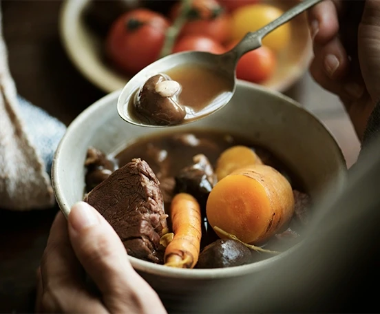 Préparer bœuf bourguignon avec autocuiseur