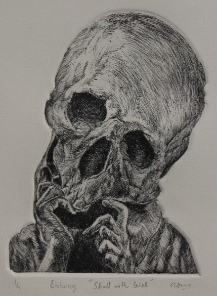 herd of sheep on road painting