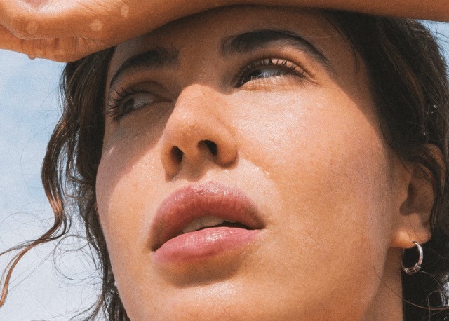 Woman looking to somewhere