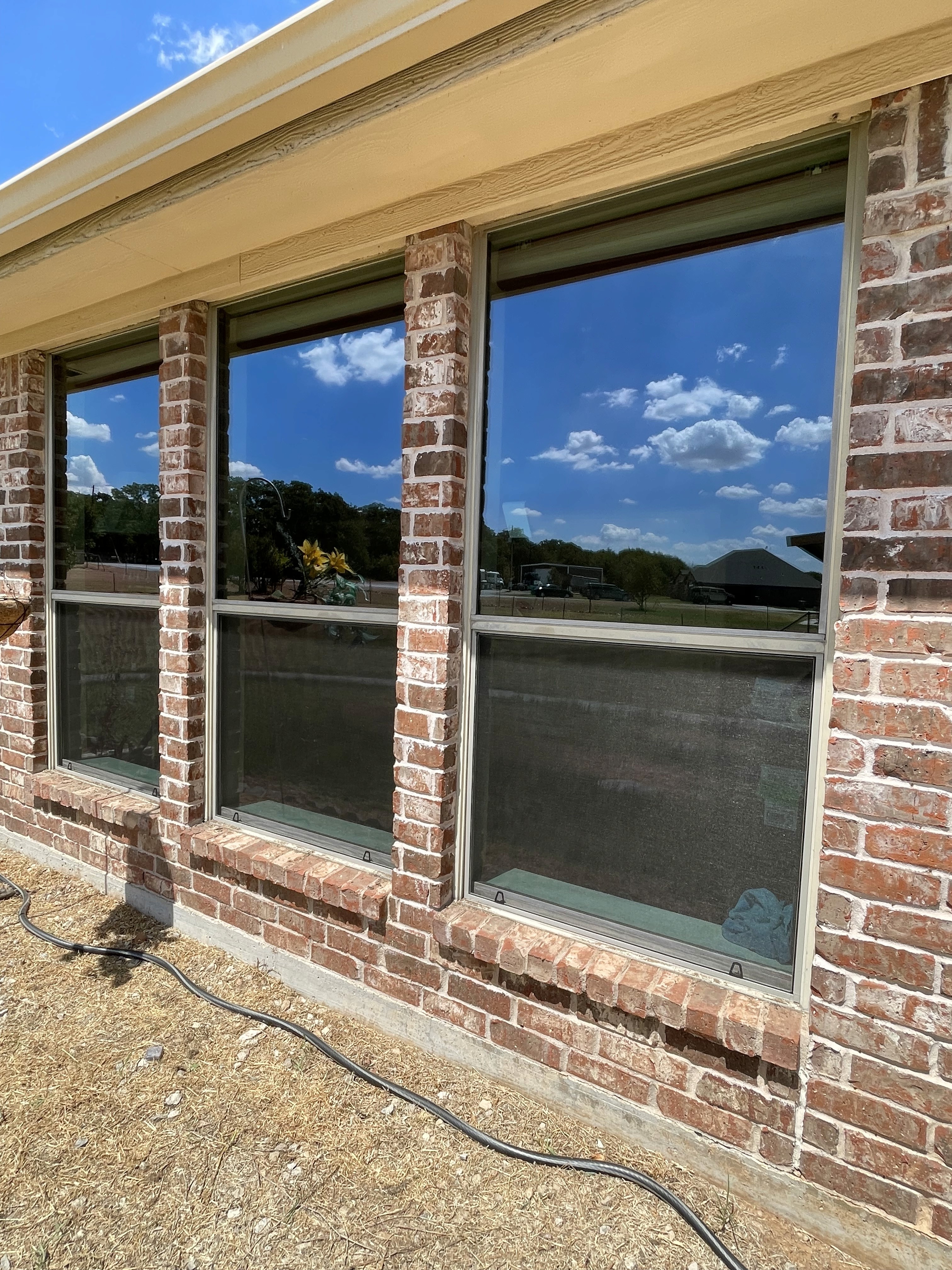 After low-e window glass replacement in Paradise Texas