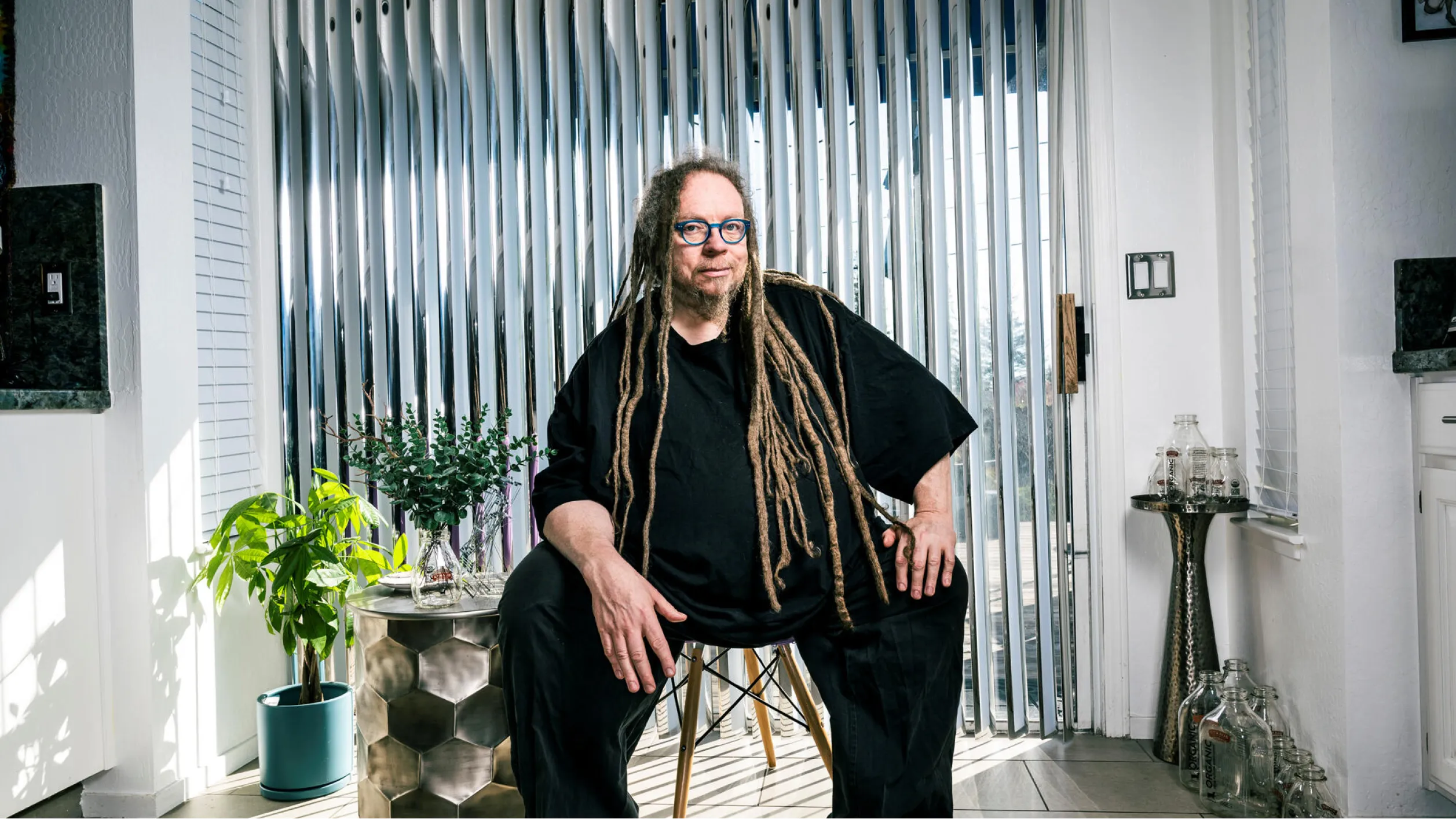 Jaron Lanier, VR pioneer and Microsoft researcher, advancing presence and embodiment in virtual reality.