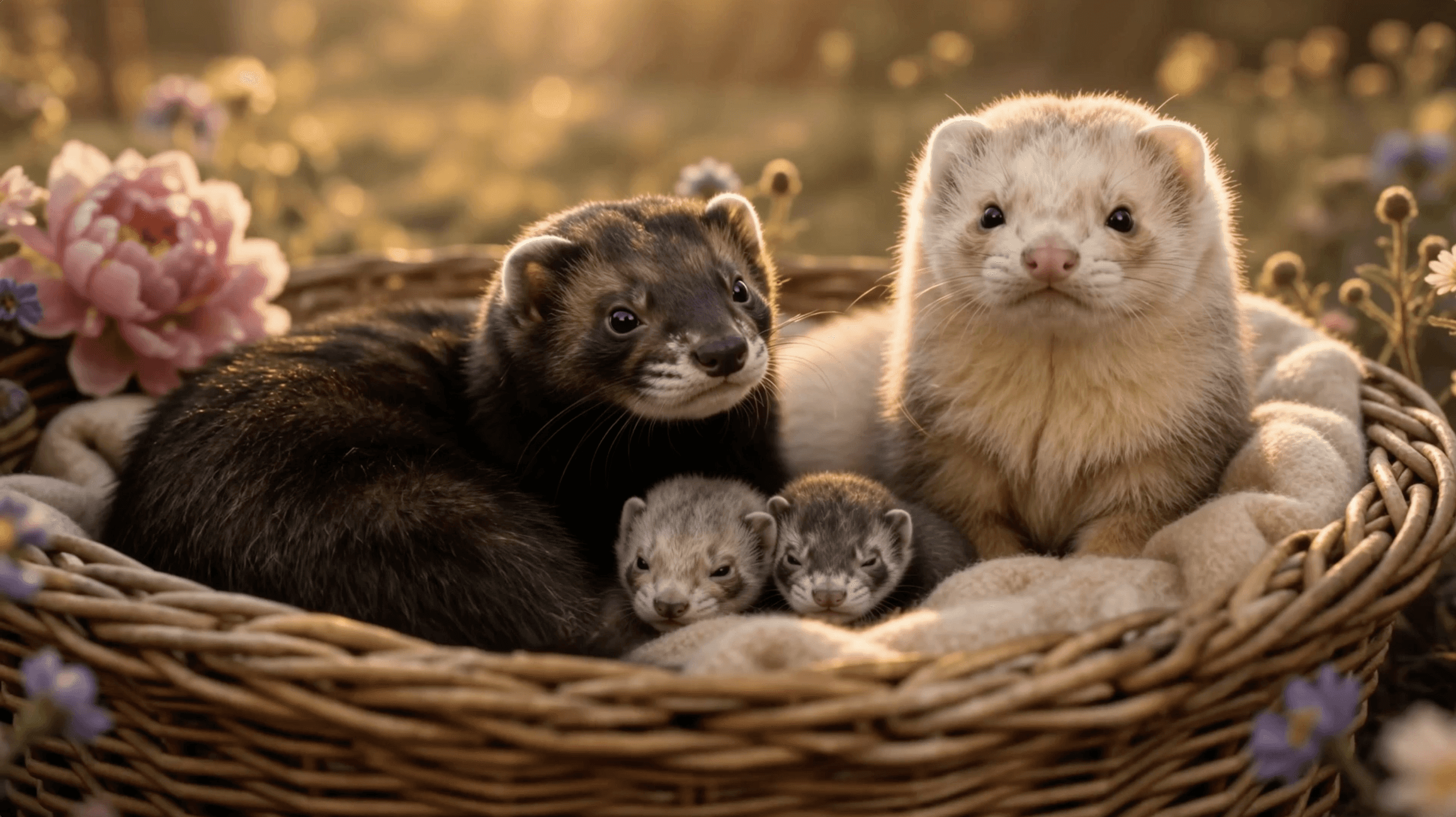 Famille de furets IA