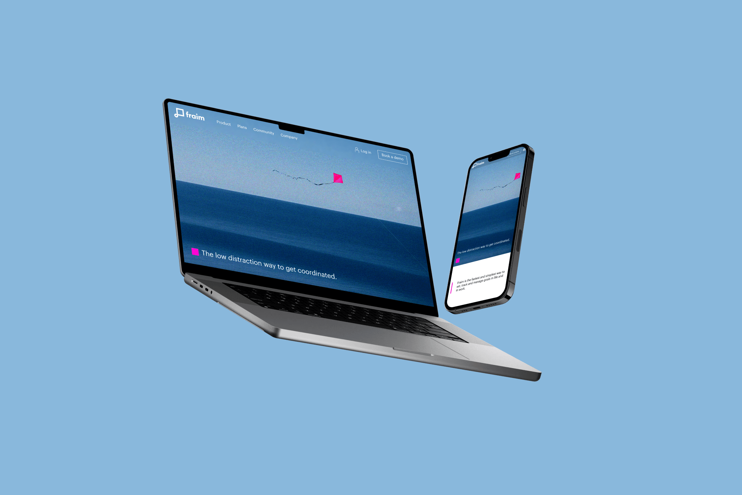 Fraim Website Landing page