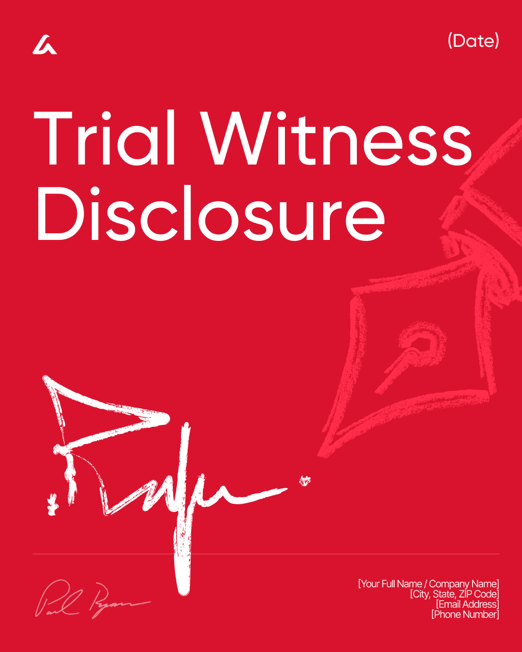 Trial Witness Disclosure