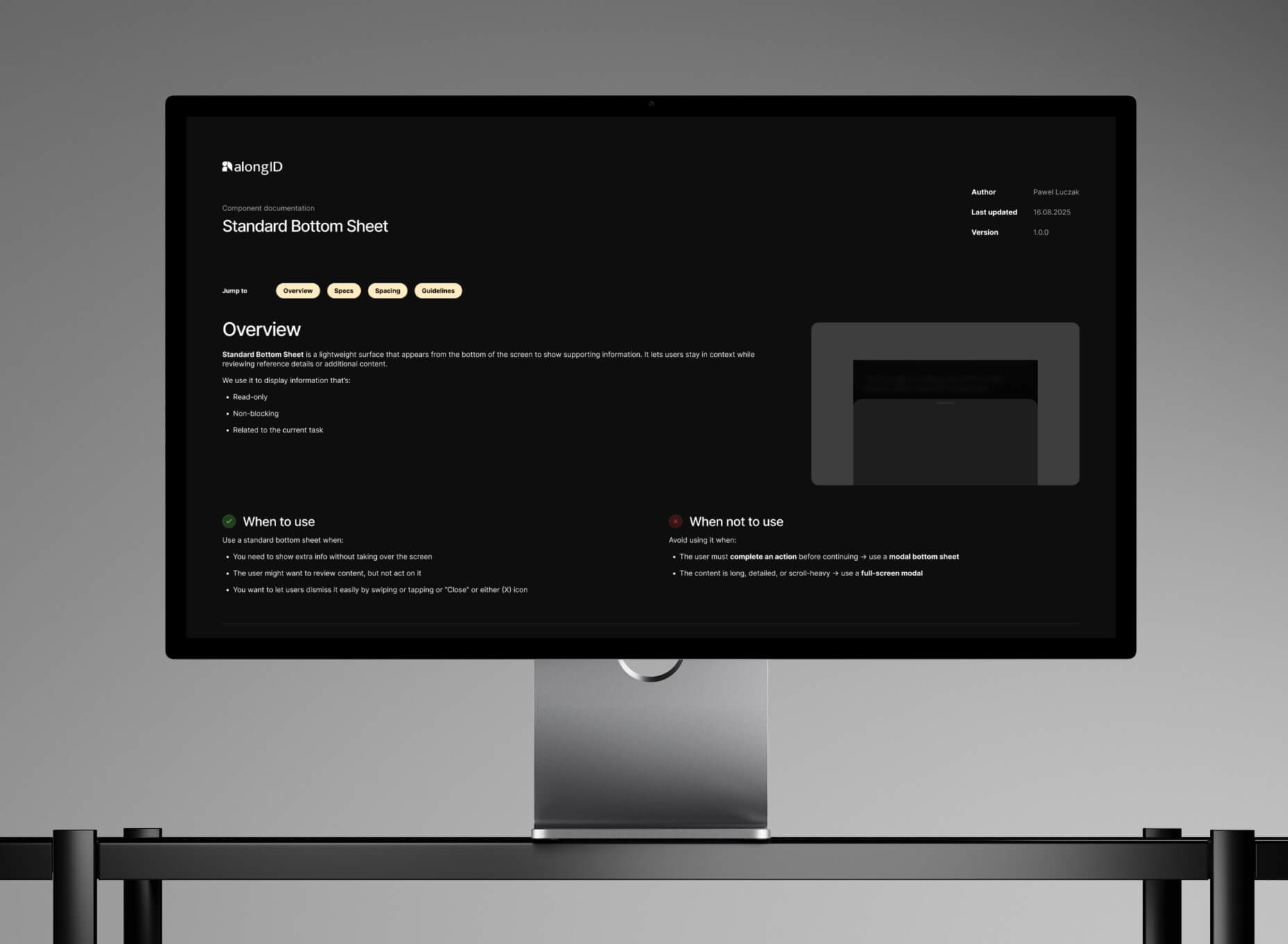 The mobile wallet and the verifier workflow builder shown side by side, sharing design tokens and components.