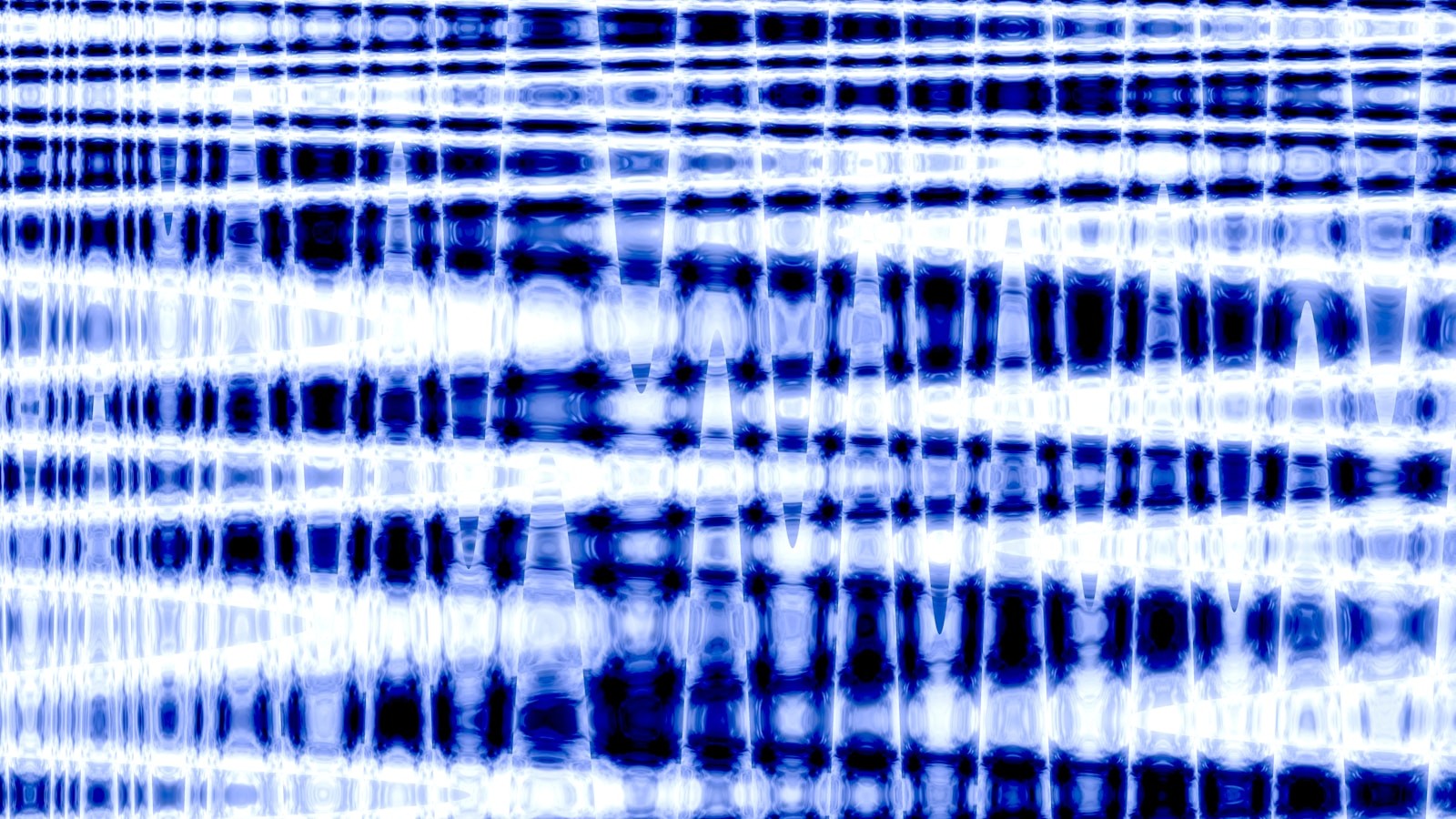 Abstract blue and white horizontal lines