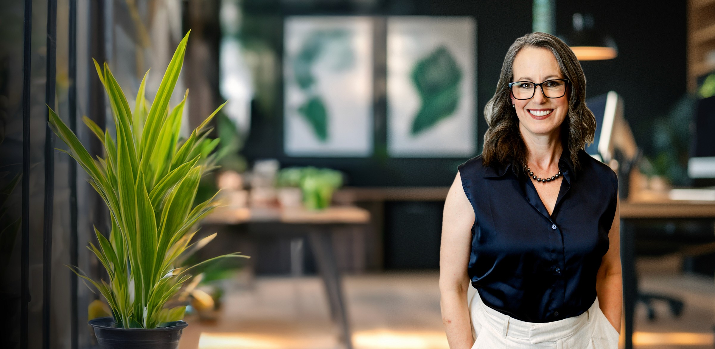 Attorney Kirsten Schroeder Larsen in Overland Park law office