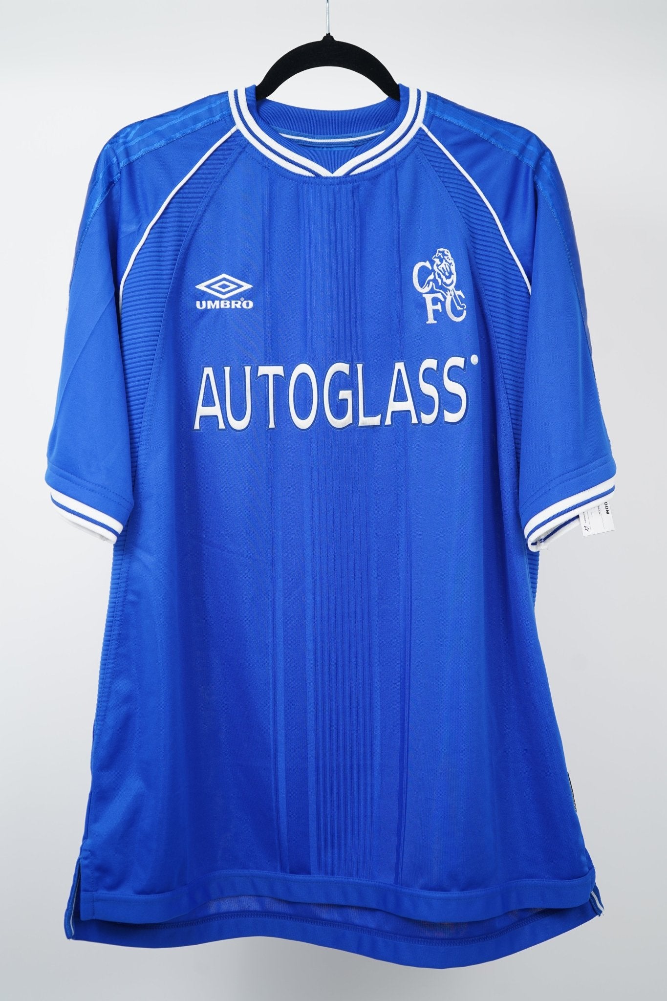 (Matchworn) Chelsea 1999 Champions League Le Saux 14 - Talla XL - The Football Room Mty