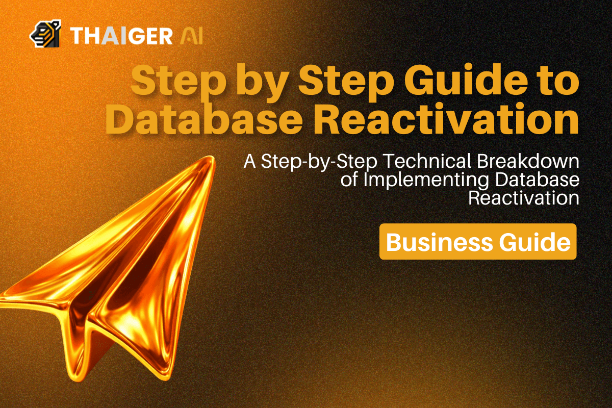 Step by step guide to database reactivation - Thaiger AI technical implementation guide