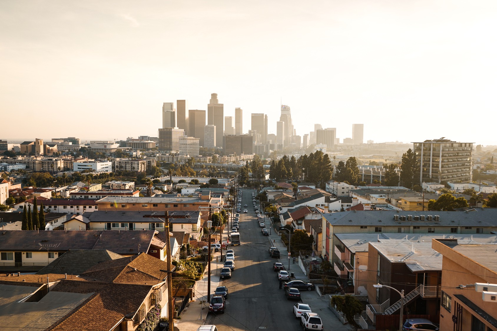 City of LA skyline