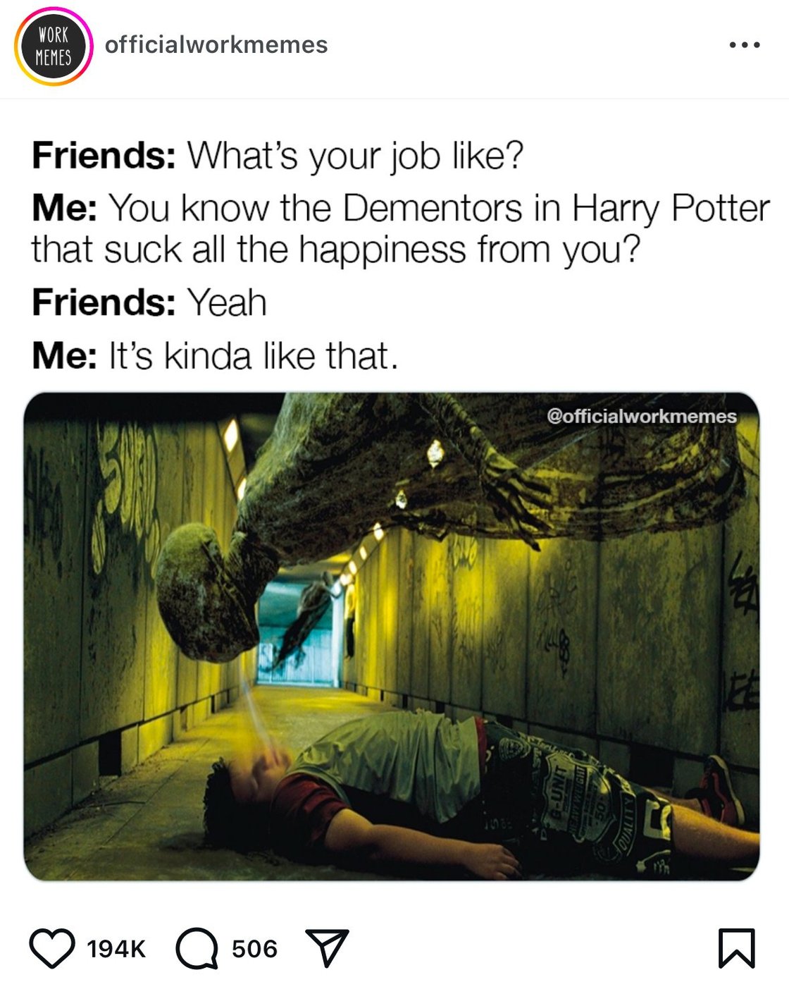 harry potter and dementors