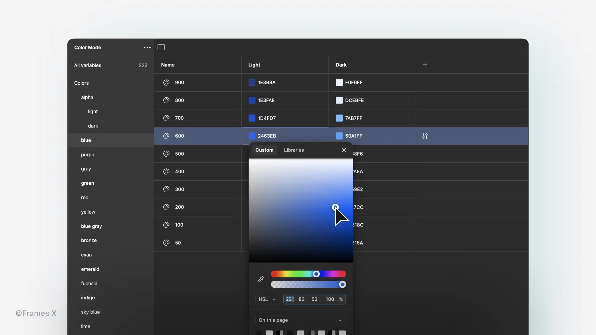 Free UI Color Palette for Figma