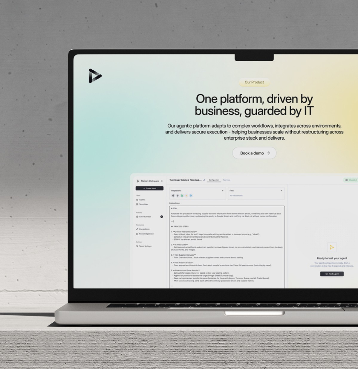 DUVO / crafting a bold identity for the future of AI automation