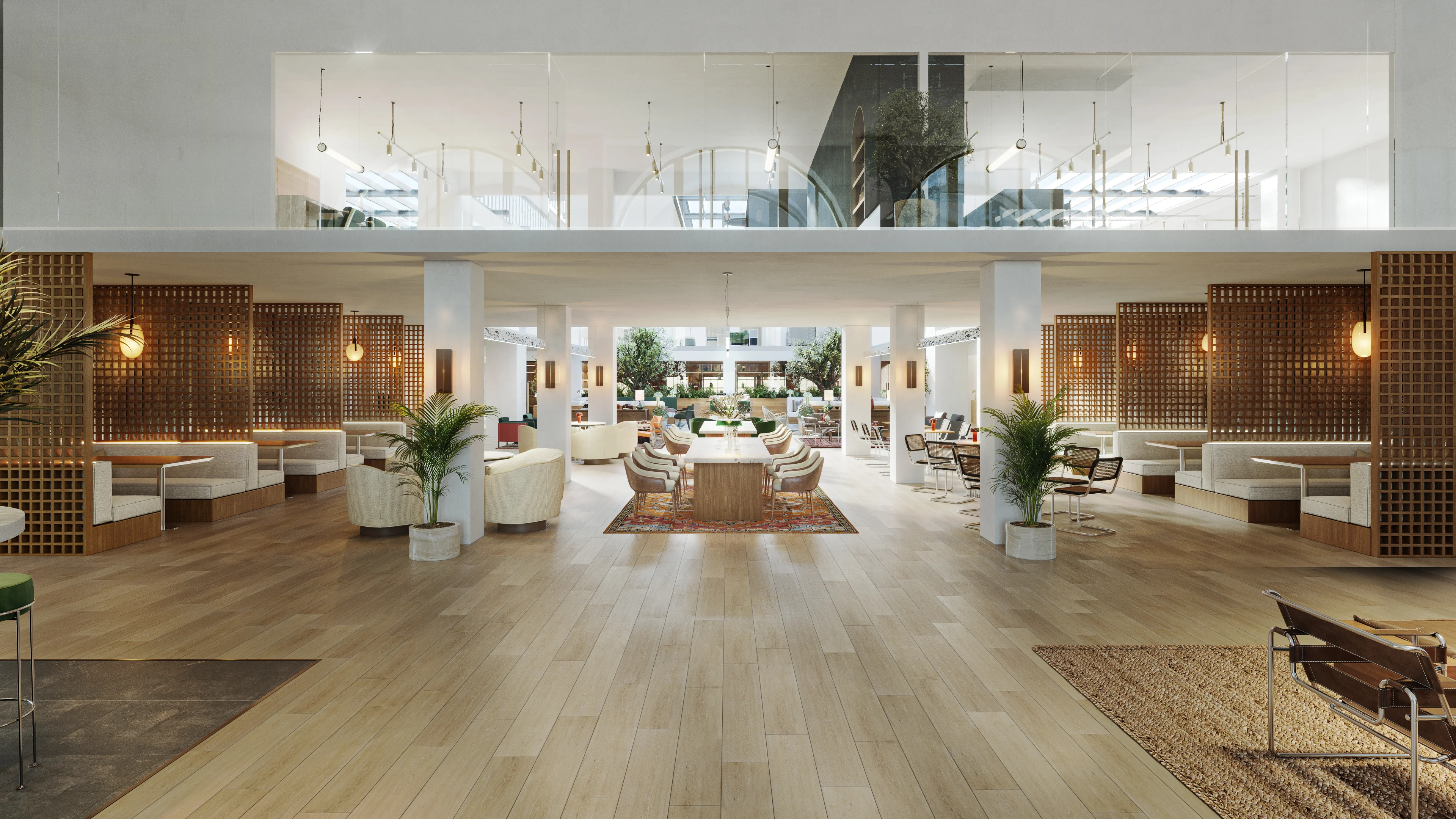 Atlantic Workclub interior design by Alexander Maxwell Studio