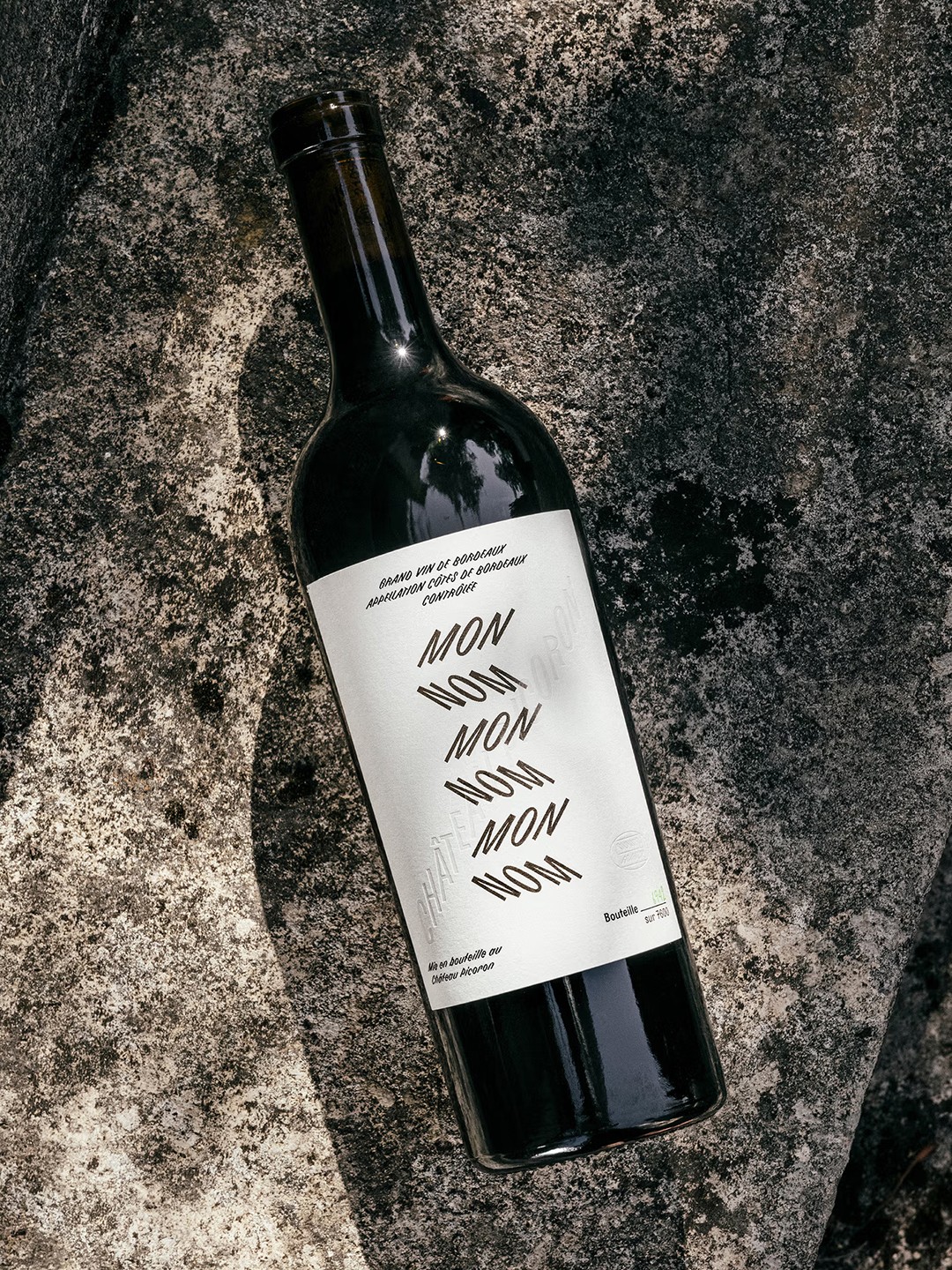 Abstract streaks of orange and blue light