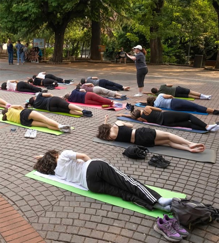pilates outdoor