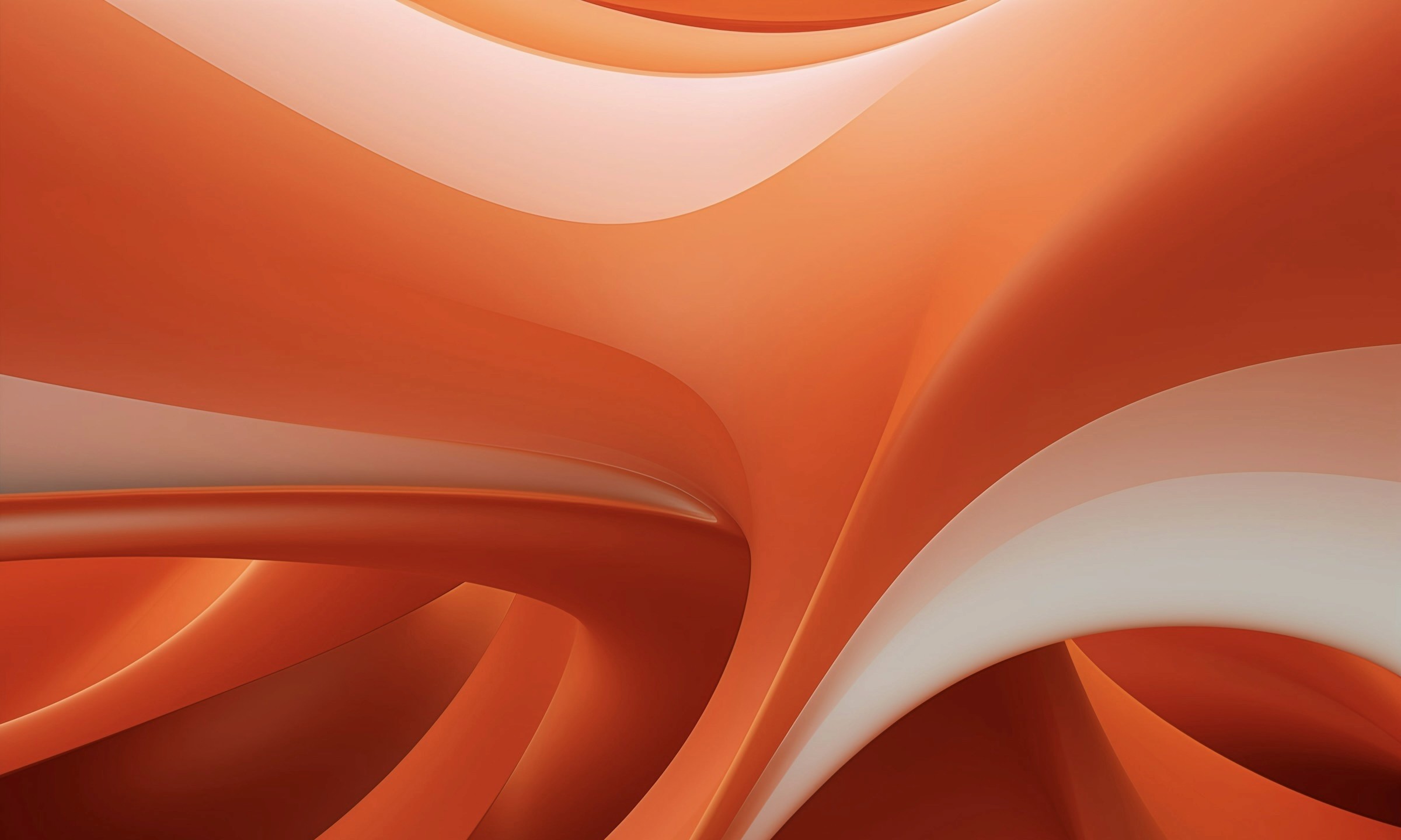 Abstract orange geometry