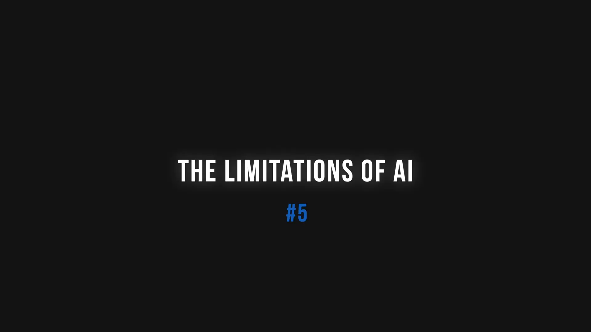 Understanding AI Limitations