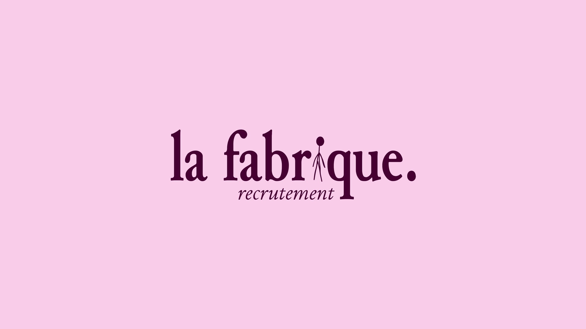 Logo La Fabrique recrutement.