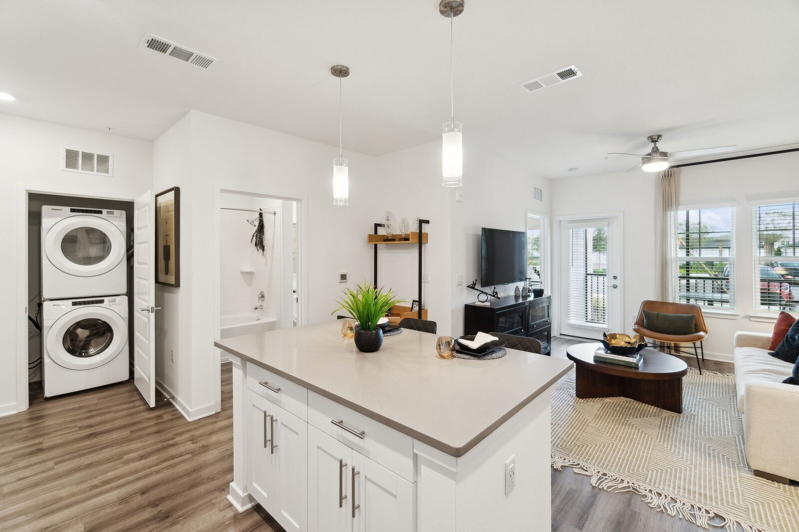 Full-Size Washer + Dryer · Every Apartment